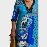 Vestido com Decote Elegante e Designs Únicos