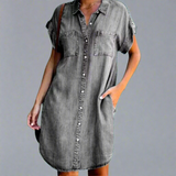 Vestido mini em tecido elástico