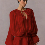 Lyanna | Vestido Curto Boho Elegante