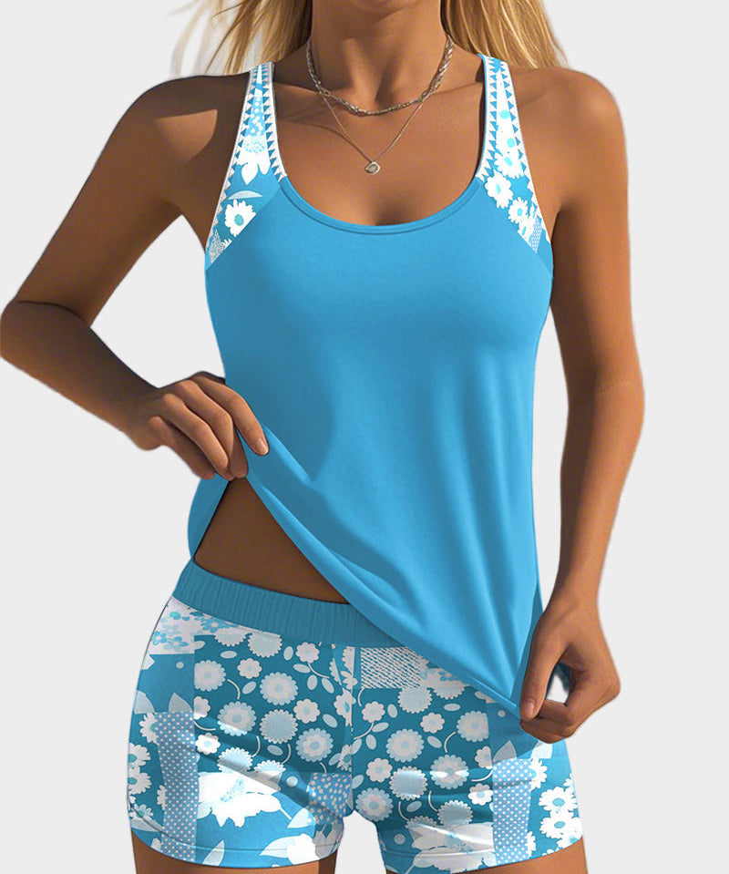 Conjunto de fato de banho moderno