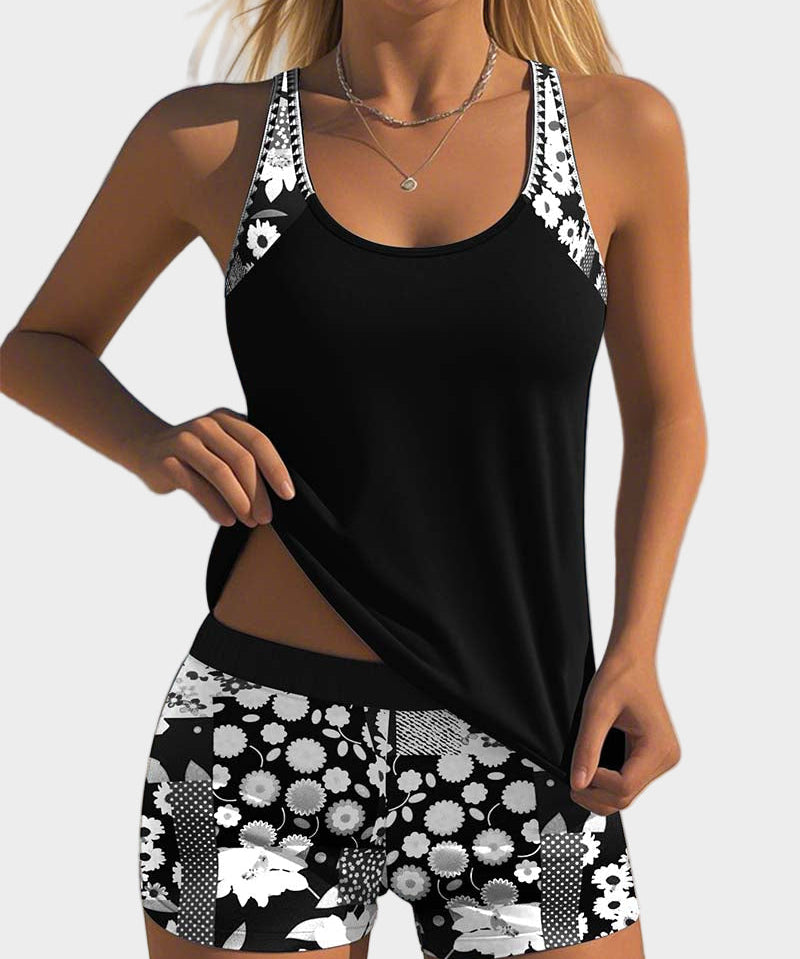 Conjunto de fato de banho moderno