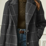 Cambridge™ - Casaco de Lã às Listras