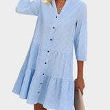 Vestido de Verão Leve e Lisonjeiro em Xadrez