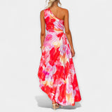 Vestido com Design Assimétrico