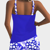 Conjunto de Biquíni em Dois Peças com Padrão Floral