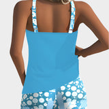 Conjunto de Biquíni em Dois Peças com Padrão Floral