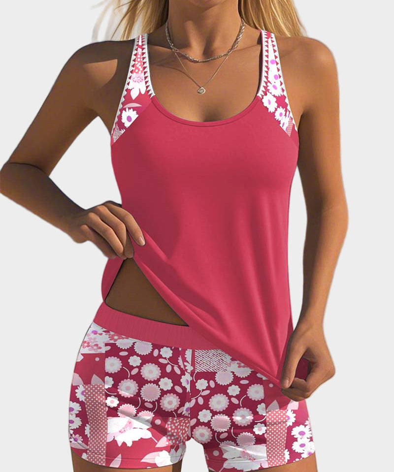 Conjunto de fato de banho moderno