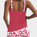 Conjunto de Biquíni em Dois Peças com Padrão Floral