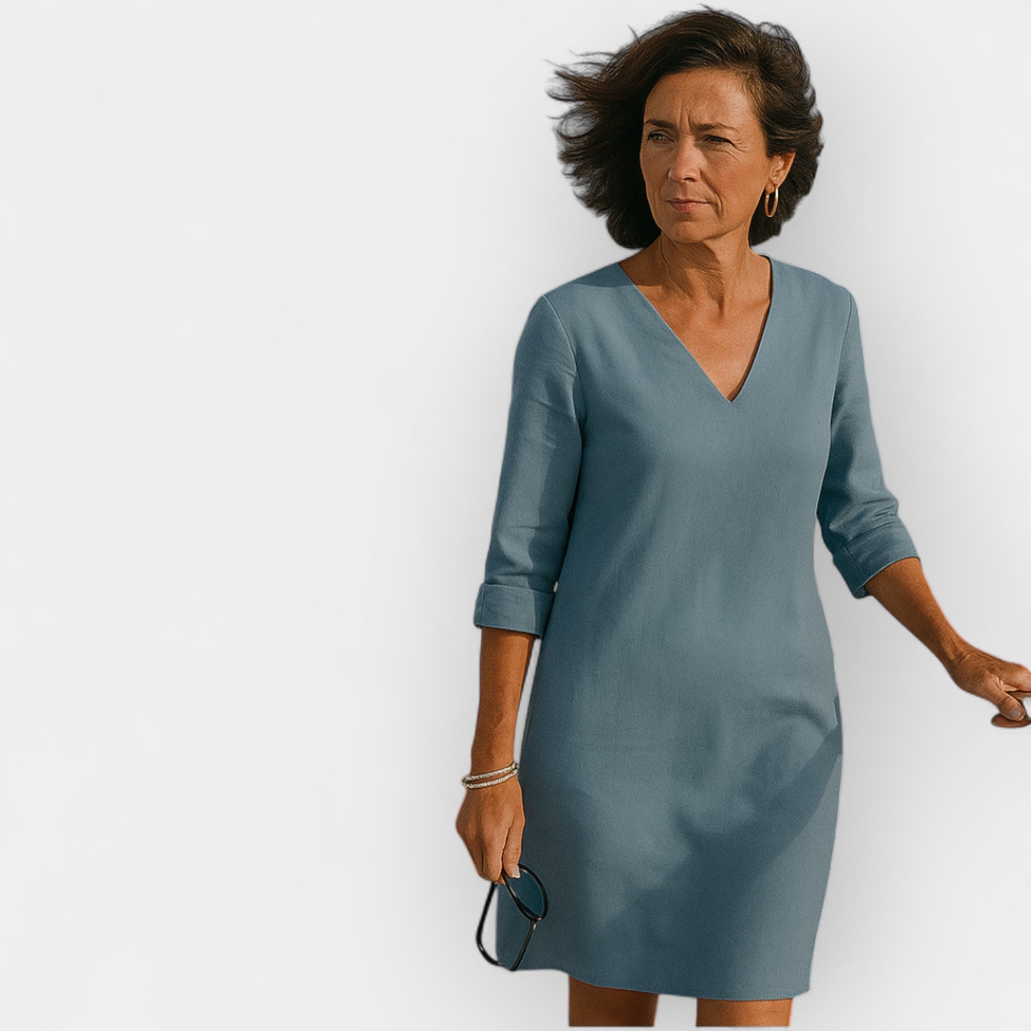 Vestido de Verão com Estilo Arejado