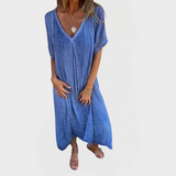 Vestido com Decote em V