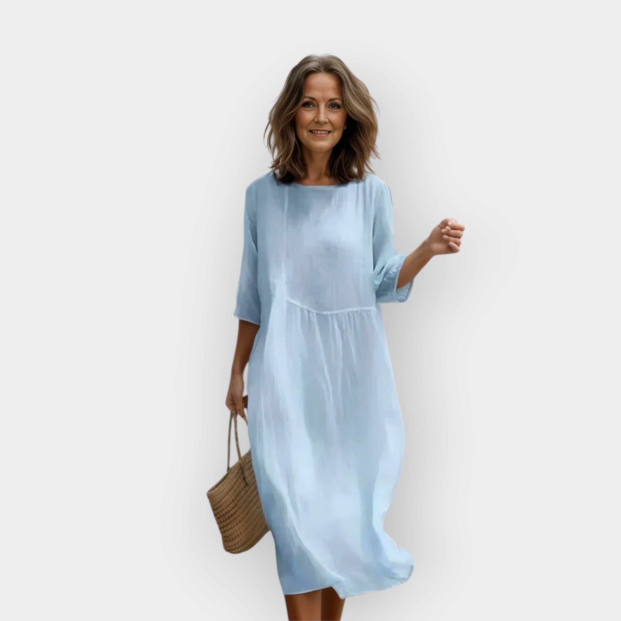 Vestido com Design Lisonjeiro para a Barriga