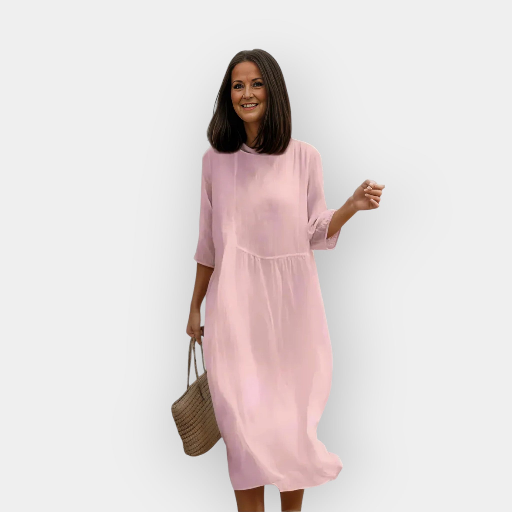 Vestido com Design Lisonjeiro para a Barriga