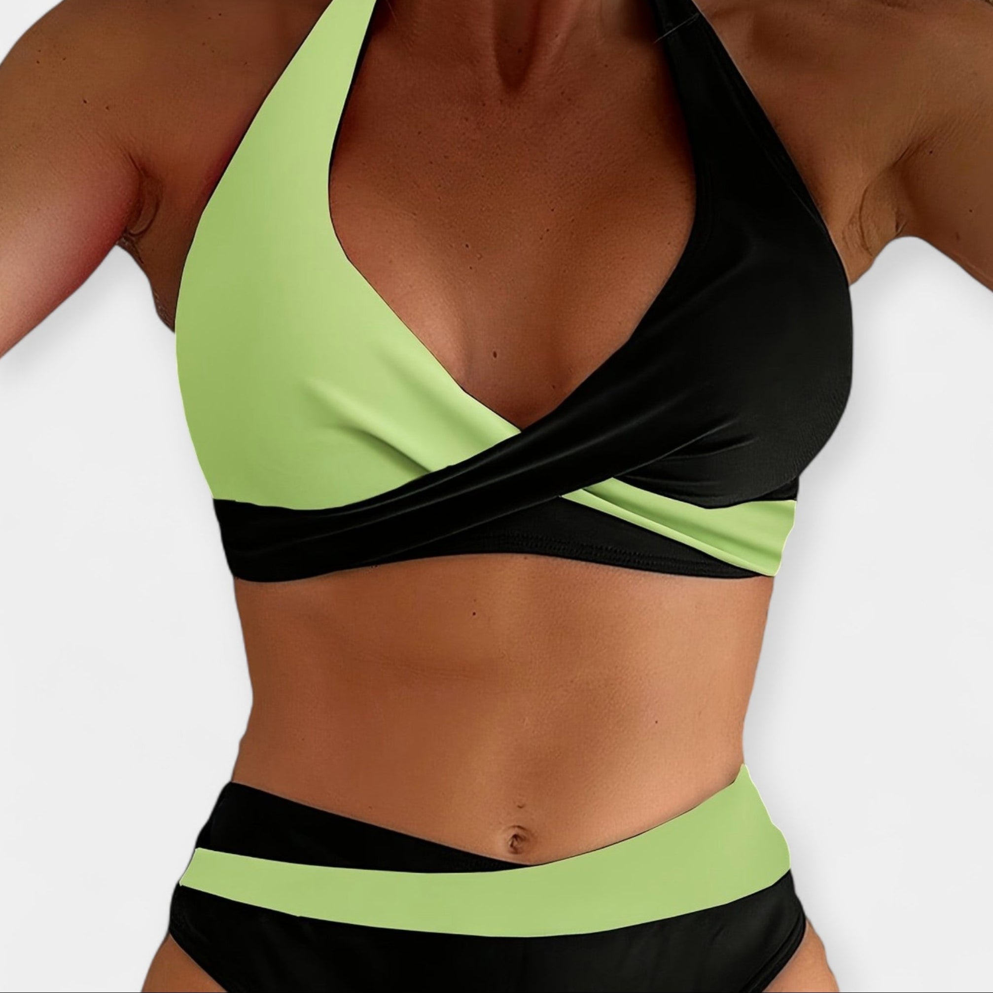 Biquíni com Decote Cruzado