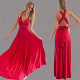 Vestido transformável em tecido de alta qualidade