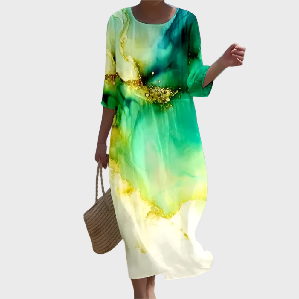 Vestido Arejado com Cobertura