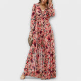 Vestido Maxi com Flores