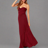 Vestido transformável em tecido de alta qualidade