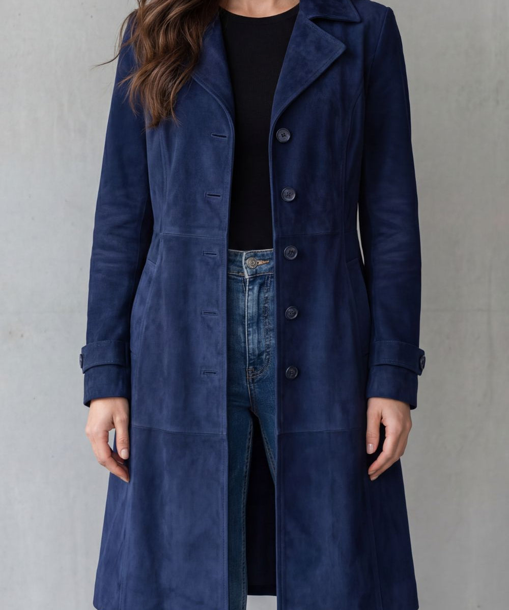 Casaco Clássico de Meia-Estação – Modelo Helena