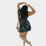 Fato de Banho com Rendas e Suporte para o Peito