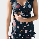 Fato de Banho com Rendas e Suporte para o Peito