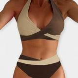 Biquíni com Decote Cruzado