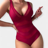 Fato de Banho Integral com Transparências