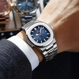 Carreira Nobre - Relógio em Aço Inoxidável