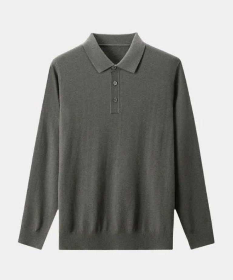 Adrian™ | Pullover de Lã com Botões