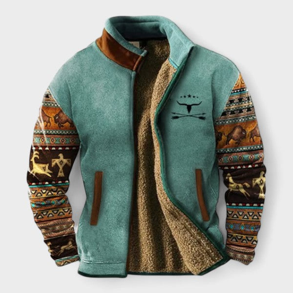 Adrien - Stylish Fleece Jacket for Men with Thermal Lining