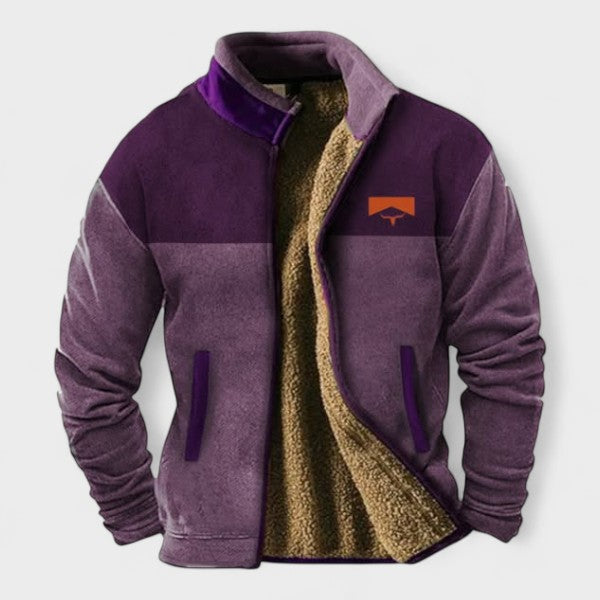 Adrien - Stylish Fleece Jacket for Men with Thermal Lining