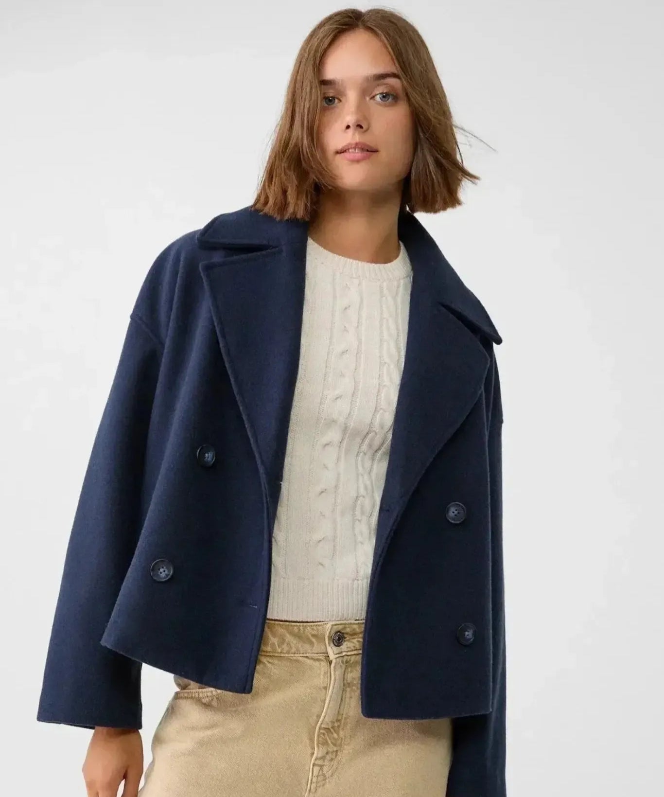 Alberte | Casaco de Peito Duplo