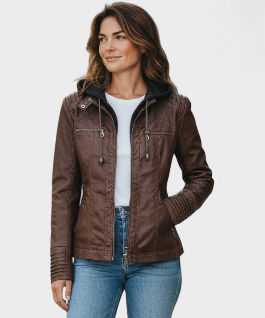 Alberte™ | Casaco de Couro