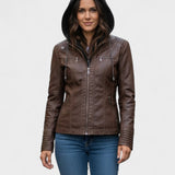 Alberte™ | Casaco de Couro