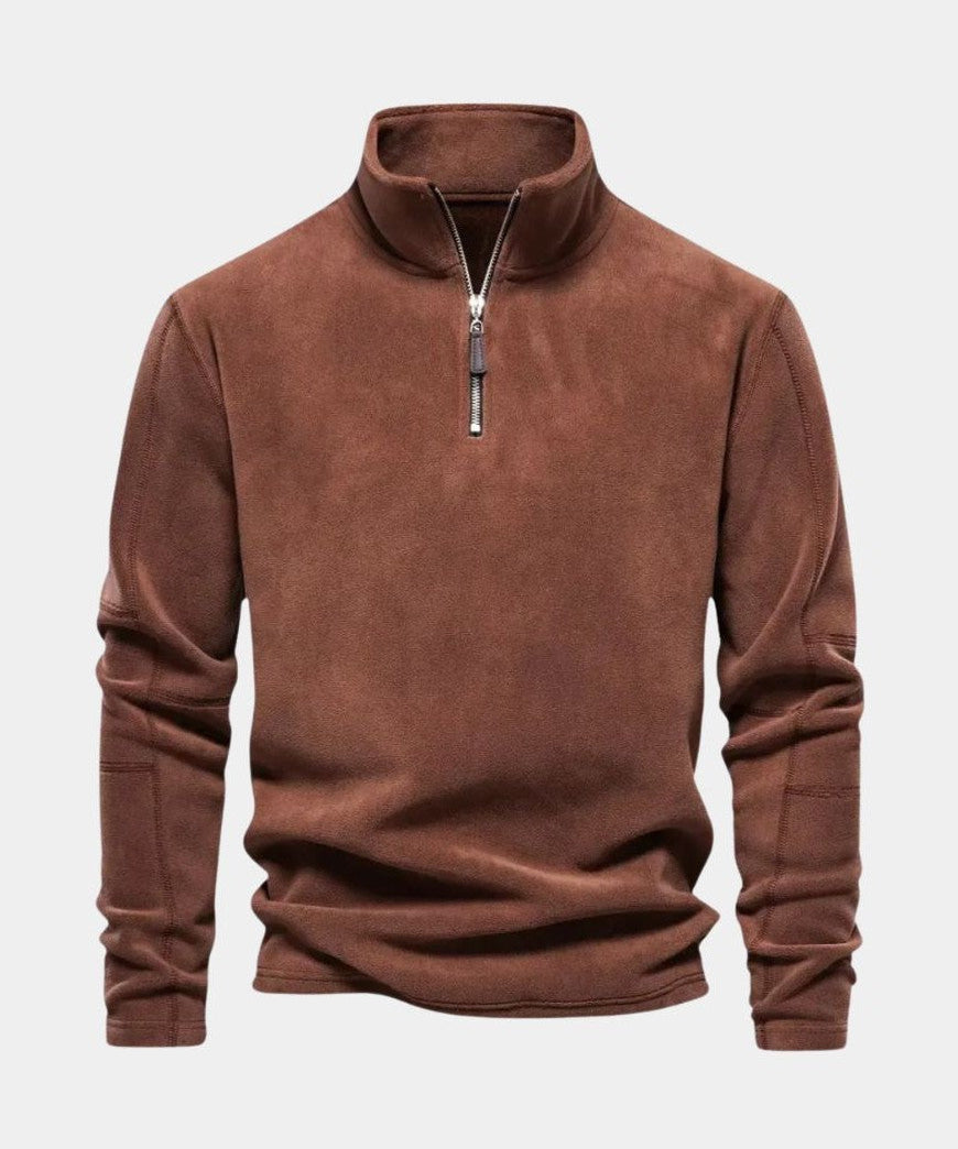 Alpine™ | Sweater com Meio Zíper