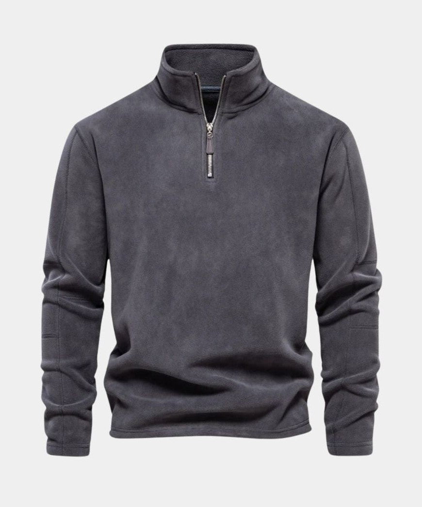 Alpine™ | Sweater com Meio Zíper