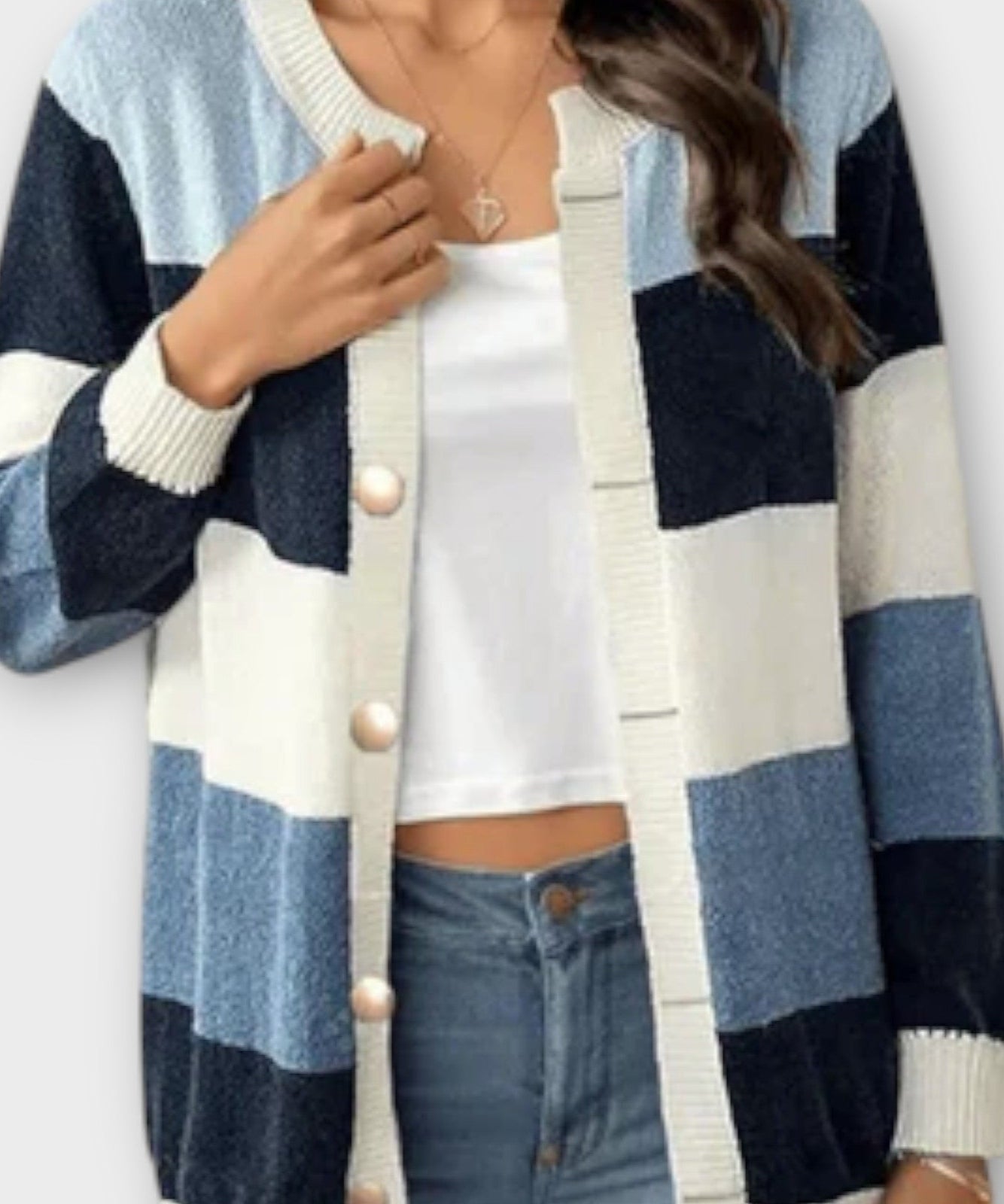 Amalie | Cardigan Listrado
