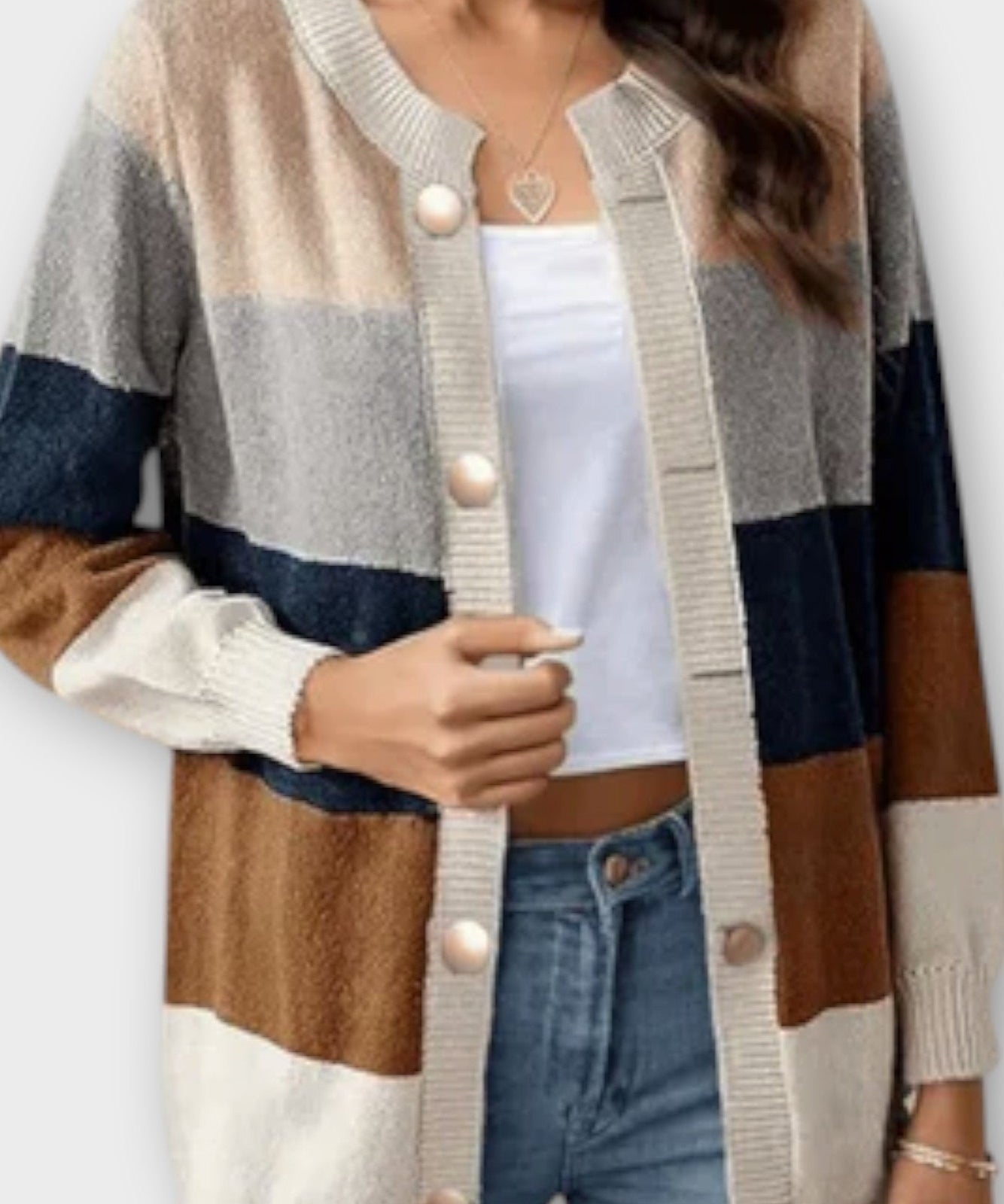 Amalie | Cardigan Listrado
