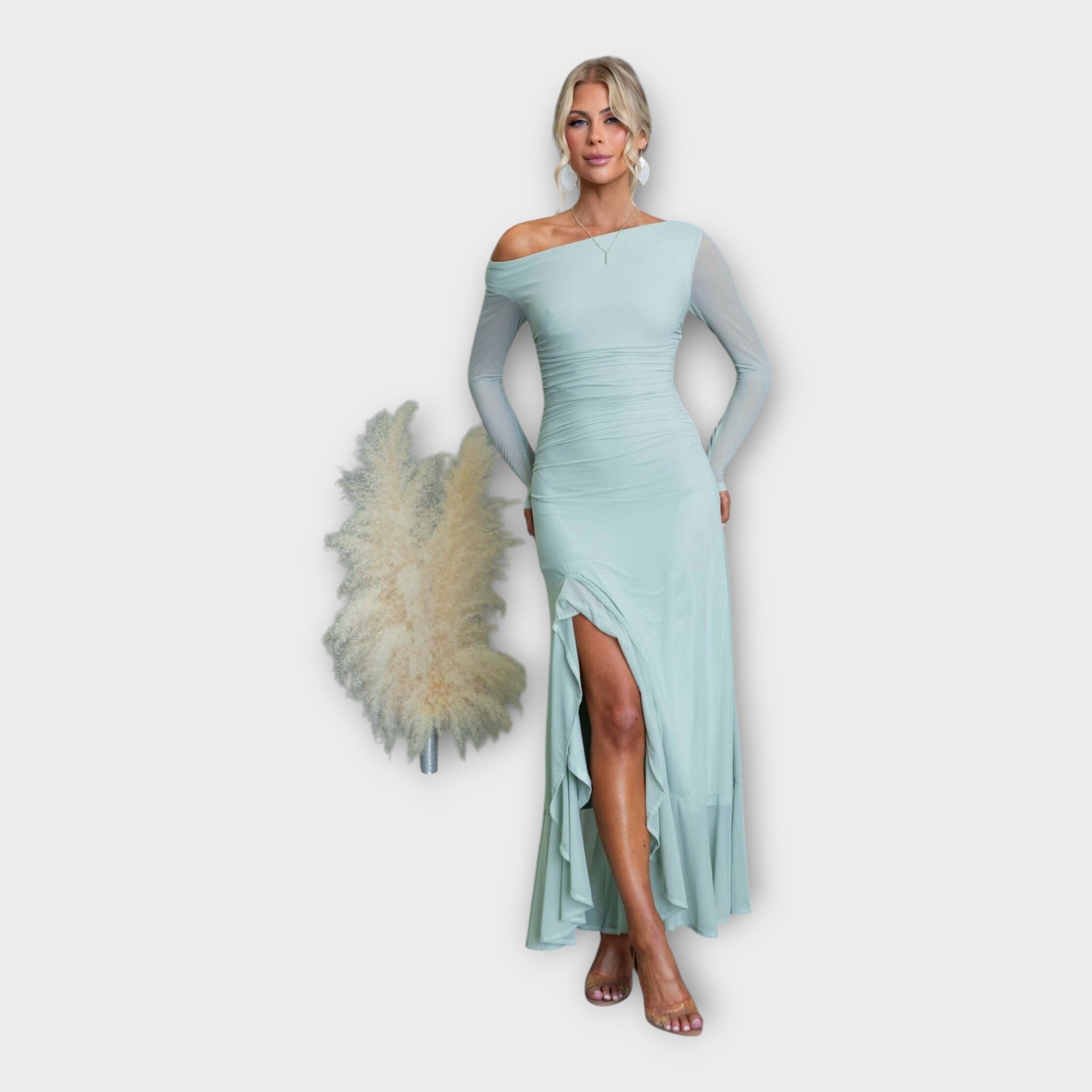 Vestido Impressionante com Linha Elegante