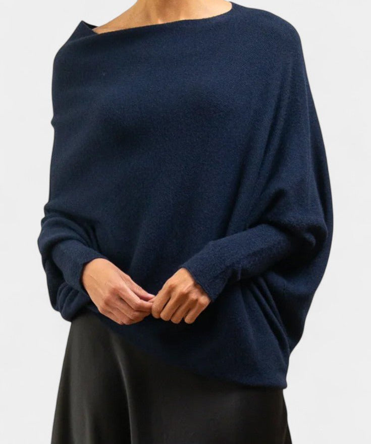 Andrea | Sweater de ombro caído