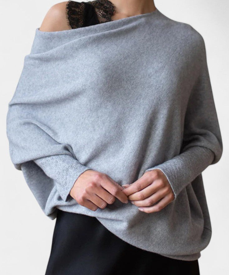 Andrea | Sweater de ombro caído