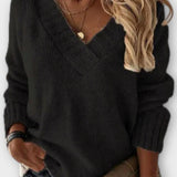 Anette | Sweater de Decote em V