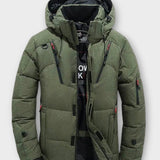 Arktis Pro™ | Parka de Inverno Masculina Sólida