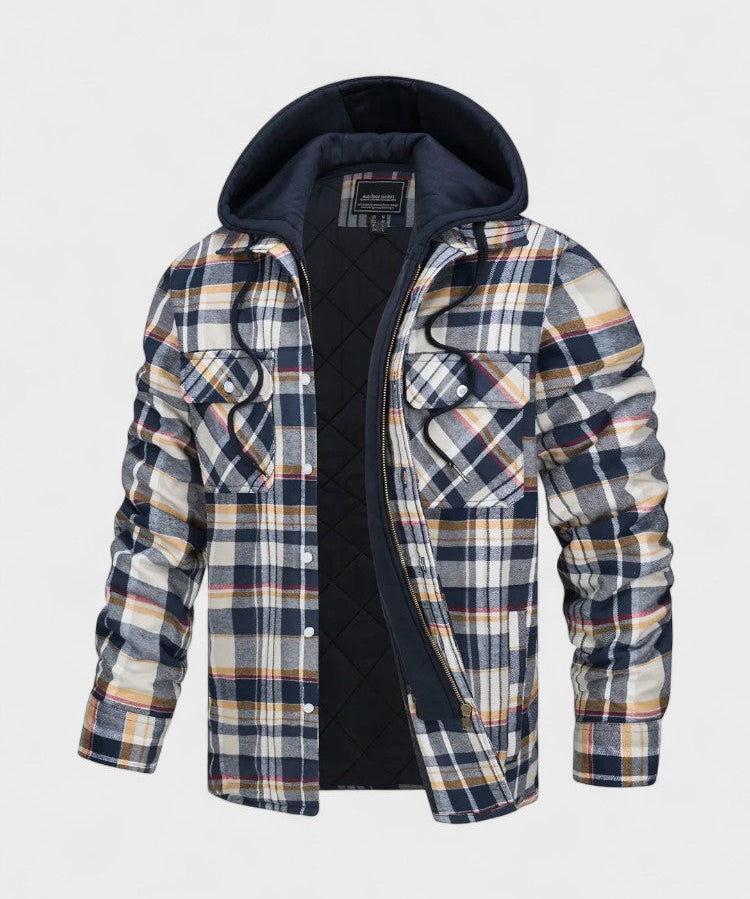 Asger™ | Casaco Masculino Quente em Mistura de Lã Premium