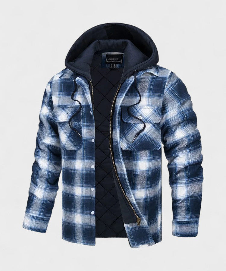 Asger™ | Casaco Masculino Quente em Mistura de Lã Premium