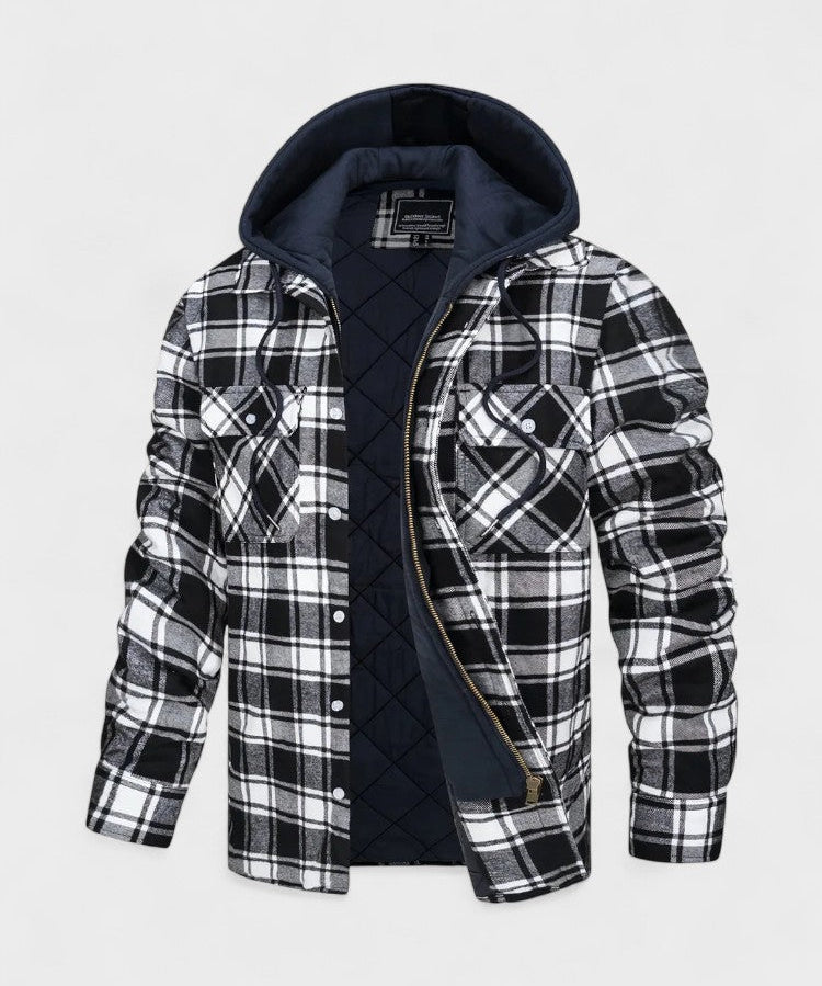 Asger™ | Casaco Masculino Quente em Mistura de Lã Premium