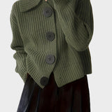 Astrid | Cardigan Verde Oliva