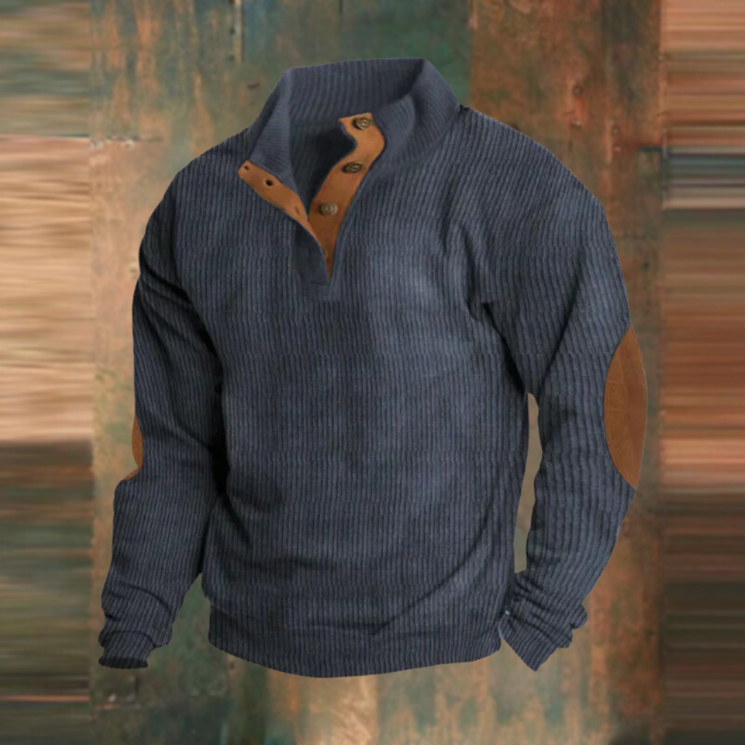 Aubin - Stylish Ribbed Sweatshirt