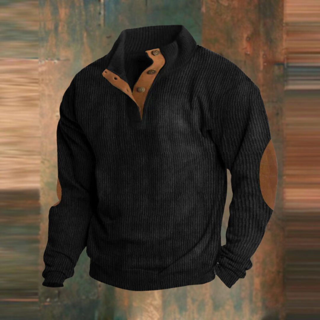 Aubin - Stylish Ribbed Sweatshirt