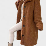 Birgitte™ | Elegante teddy jacket em design luxuoso