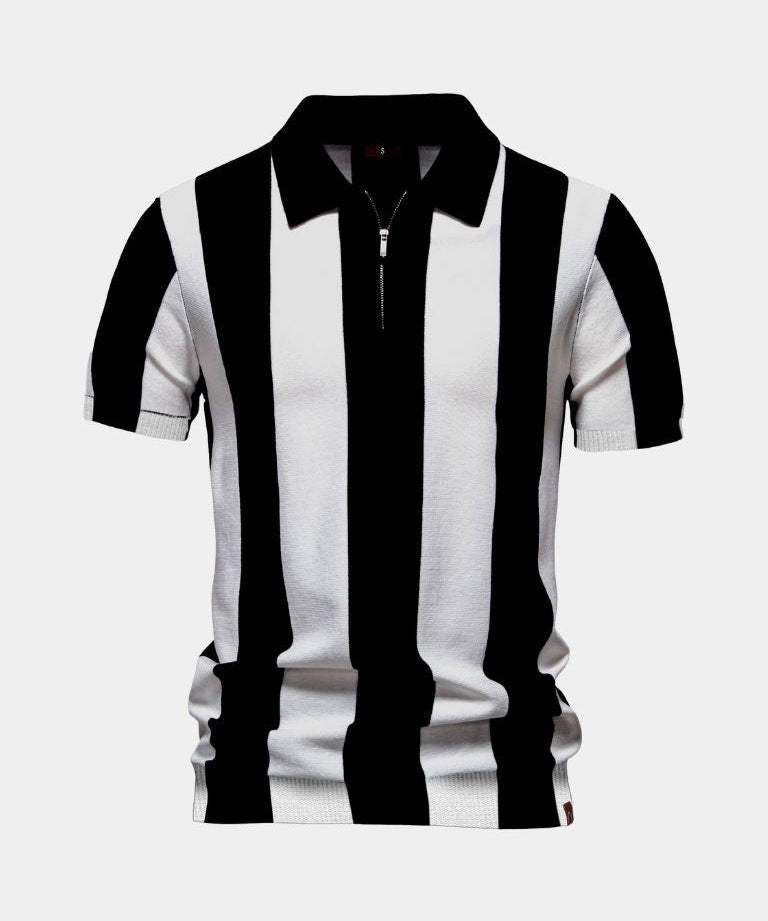 Bo™ | Polo Listrado Marinho